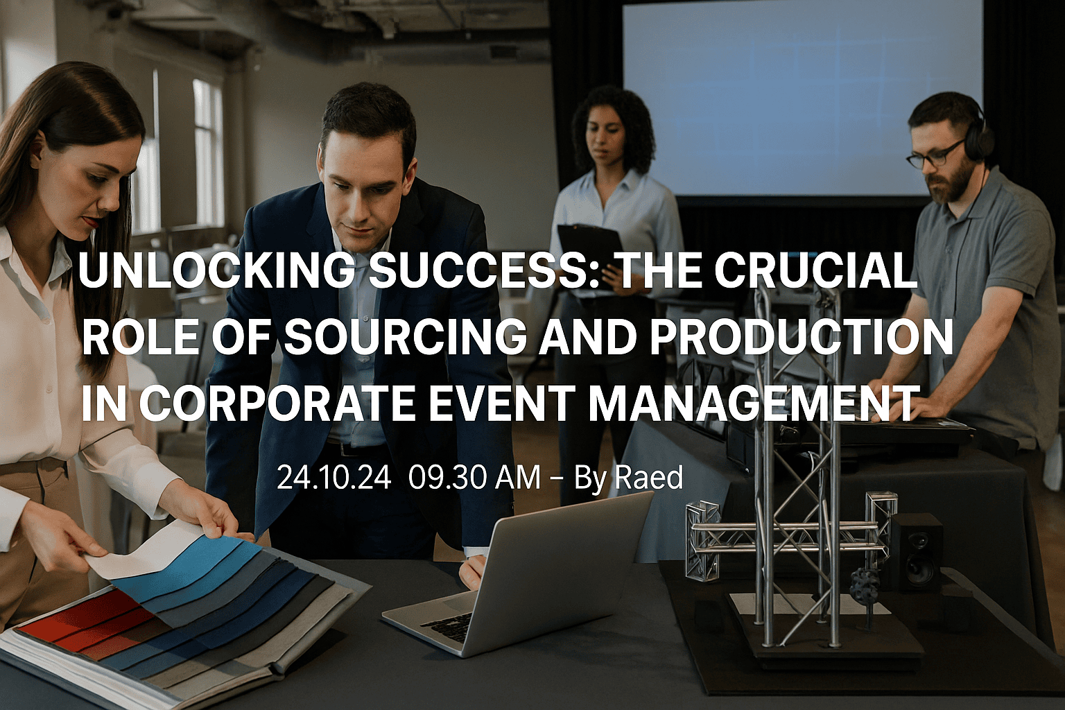 UNLOCKING SUCCESS: THE CRUCIAL ROLE OF SOURCING AND PRODUCTION IN CORPORATE EVENT MANAGEMENT